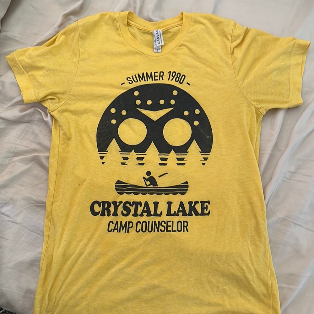 Unique vintage camp crystal lake counselor tshirt